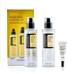 Amazon.com: COSRX Glass Skin Starter Set, Advanced Snail 96 Mucin Power Essence (1.69 fl.oz*2) & Retinol 0.1 Cream Mini (0.1 oz), Daily Hydrating & Firming Skincare Kit for Beginners, Gift Set, Korean Skincare : Beauty & Personal Care Firming Skincare, Advanced Snail 96, Snail 96 Mucin, Snail 96, Advanced Snail, Skincare Kit, Retinol Cream, Skincare Gift Set, Hydrating Serum