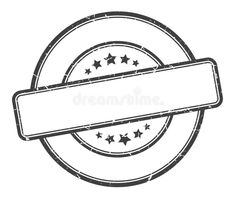 a black and white stamp with stars in the center royalty illustration stock images for logos, badges