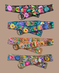 Embroidered Belts are handmade in Peru with intricate, unique designs. Each belt is of superior quality and constructed to last for years. With colorful thread and detailed patterns, these belts add a stylish touch to any ensemble. Fits 32”-40” waist Embroidered Belts, Embroidered Belt, Casual Preppy Outfits, Warm Brown, Preppy Outfits, Black Belt, Book Gifts, Animals For Kids, Peru