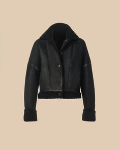 The Jupiter Reversible Shearling - ARJÉ Winter Into Spring, Black Curly, Early Winter, Light Weight Jacket, Black Curly Hair, Shearling Jacket, Winter Season, Black Suede, Curly Hair