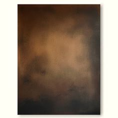 an abstract painting with brown and black colors