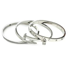 Stylish Bangles, Watch Stand, Cubic Zirconia, Silver Bracelet, Bangles, Stainless Steel, Silver, How To Wear