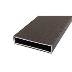 an image of a wooden flooring board with black and white trims on it