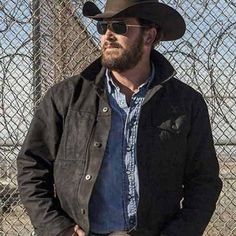 Yellowstone Cotton Jacket Rip Wheeler Cole Hauser Cowboy Black Cotton Jacket Men | eBay Rip Wheeler Yellowstone, Yellowstone Rip, Rip Wheeler, Yellowstone Series, Black Cotton Jacket, Cole Hauser, Dapper Outfit, Mens Fashion Edgy, Mens Fashion Smart