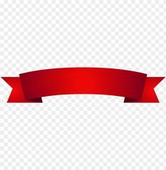 a red ribbon on a transparent background