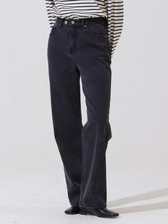 Composition : Cotton 100%Color : Black_S,Black_M,Black_LCountry of Origin : Republic of Korea Denim Pants, Black Pants, Composition, The Originals, Clothes For Women, Pants, Clothes, Black, Color