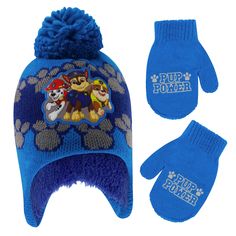 PRICES MAY VARY. HIGH-QUALITY MATERIAL: Soft and comfortable fleece Materials, naturally Warm. The toddler Beanie Hat and Gloves / Mittens are all double-layered with soft and fuzzy Sherpa lining for comfort and extra warmth. Outside: 100% Acrylic. Lining: Soft Sherpa Lining. ADORABLE - DESIGN: Matching Paw Patrol's Marshall pattern Winter Hat and Kids Glove / Mitten set with thick earflaps and features Paw Patrol's Marshall character patch embroidered on the front. Matching Toddler Gloves / Mit Best Winter Hats, Paw Patrol Marshall, Boys Winter Hats, Toddler Gloves, Toddler Mittens, Kids Mittens, Toddler Beanie, Marshall Paw Patrol, Colorful Hat