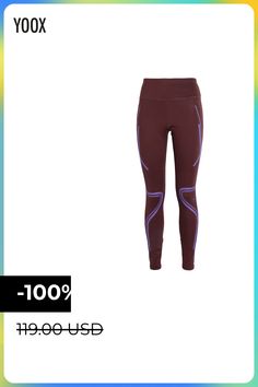 synthetic jersey, brand logo, print, two-tone, mid rise, tapered leg, slim-leg pants, drawstring closure, single pocket, sporty , Color: Cocoa , Size: XS Sporty Stretch Leggings With Reflective Details, Athleisure Sports Leggings With Reflective Details, Sporty Leggings For Workout With Reflective Details, Sporty Workout Leggings With Reflective Details, Athleisure Leggings With Reflective Details For Sports, Athleisure Elastane Pants For Streetwear, Athleisure Sports Bottoms With Logo Detail, Athleisure Sports Pants With Reflective Details, Sporty Stretch Pants With Reflective Details