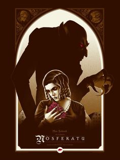 the poster for nosfeatu shows an evil woman holding a doll in her hands