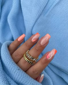 Cute Summer Nail Ideas You Have To Try This Year Holiday Acrylic Nails, Her Nails, Cute Summer Nails, Beach Nails