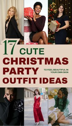 Crochet A Christmas Tree, Cute Christmas Party Outfits, Classy Christmas Outfit, Christmas Party Outfit Ideas, Classy Christmas Party, Festive Christmas Outfit, Christmas Eve Outfit, Christmas Party Hairstyles, Casual Christmas Party Outfit