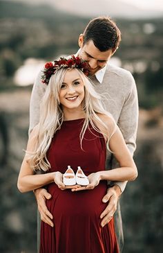 a man and woman standing next to each other