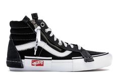 Vans Sk8-Hi Deconstructed Black Vans Custom, Vans Sk8 Hi Reissue, Vans High, Black Shoes Men, Vans Style, Vans Sk8 Hi, Vans Black, Vans Shop, Hot Sneakers