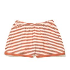 The Short - Bronze/White Sporty Summer Shorts With Three Stripes, Casual Cotton Athletic Shorts With Three Stripes, Casual Summer Athletic Shorts With Three Stripes, Spring Cotton Shorts With Three Stripes, Sporty Striped Swim Trunks For Summer, Cotton Swim Trunks For Summer Loungewear, Cotton Summer Swim Trunks For Loungewear, White Summer Swim Trunks, Relaxed Fit Striped Beachwear Shorts