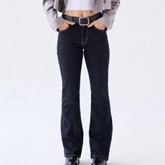 Urban Outfitters 90’s Bootcut Jeans Size: 26 Color: Black Brand: Bdg Condition: Nwt Details: - Contrast Stitching - Button And Zipper Closure - Mid Rise Extras : - I Ship Same/ Next Day - Open To Reasonable Offers 90s Style Mid-rise Pants For Fall, Fitted Flare Jeans For Fall Streetwear, 90s Inspired Jeans For Fall, 90s Fitted Bottoms With Belt Loops, Trendy Straight Leg Jeans By Urban Outfitters, 90s Style Fitted Bottoms For Fall, 90s Fitted Bottoms For Fall, Fitted 90s Style Bottoms For Fall, Fitted 90s Pants For Fall