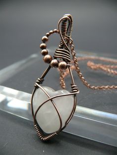 This Pendant Necklaces item is sold by ZankinsCreations. Ships from United Kingdom. Listed on Sep 3, 2024 Pendant Making Diy, Wire Wrapped Stone Jewelry, Wire Wrapped Gemstones Pendant, Wire Wrap Jewelry Designs, Loving Energy, Copper Jewellery, Wire Jewelry Designs, Pink Rose Quartz