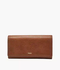 This leather clutch features 12 credit card slots, an interior zip pocket, an ID window and a gusseted zip coin pocket. Classic Trifold Wallet With Zipper Closure For Formal Occasions, Elegant Leather Trifold Wallet With Zipper Closure, Classic Formal Trifold Wallet With Zipper Closure, Classic Clutch Wallet With Zipper Closure, Simple Leather Wallet, Leather Wallet Women, Fossil Wallet, Simple Leather, Wallets For Women Leather