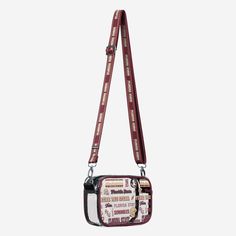 Over your shoulder and off to the game. Whether you're running errands on the town or running the tailgate in the parking lot, this Florida State Seminoles Repeat Retro Print Clear Crossbody Bag is the perfect way to carry the team like never before. Features Repeat Florida State Seminoles current and retro team logo and wordmark displays on sides of bag, in case there were any doubts where your allegiances lie Woven, team-colored crossbody strap that makes carrying the team easy and convenient Eagles Kelly Green, Eagles Team, Seminole Florida, Florida State Seminoles, Retro Print, Florida State, Parking Lot, Retro Prints, Team Spirit