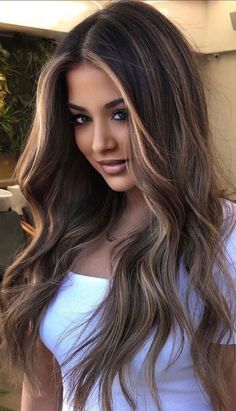 Dark Chocolate Brown Hair, Hair Shade, Bombshell Hair, Framing Highlights, Brunette Hair With Highlights, Brown Hair With Blonde Highlights, Hair Color Light Brown