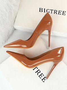 SkuCY-!125531MaterialPU , Rubber FeatureSplit-joint , Solid Color OccasionOffice , Urban , Barbie Fashion SeasonsSpring , Summer , Autumn TypePumps , Scarpin Salto Heels HeightSuper High (8cm-up) ColorRED,WHITE,BROWN,BEIGE,CAMEL,BLACKSizeUS 6 | EU 36 2/3 | UK 4 | CN 36,US 6.5-7 | EU 37 1/3 | UK 4.5 | CN 37,US 7.5 | EU 38 | UK 5| CN 38,US 8 | EU 38 2/3 | UK 5.5 | CN 39,US 8.5 | EU 39 1/3 | UK 6 | CN 40,US 9-9.5 | EU 40 | UK 6.5 | CN 41,US 10 | EU 40 2/3 | UK 7 | CN 42,US 10.5 | EU 41 1/3 | UK 7.5 Pointed High Heels, Trendy High Heels, Blessed Wednesday, Wedding Pumps, Look Retro, Patent Shoes, Bow Sandals, Point Shoes, Super High Heels