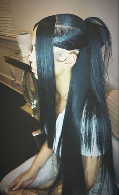 Sleek Ponytail Hairstyles, Slick Hairstyles, Hot Hair Styles, Dope Hairstyles, Hair Ponytail Styles