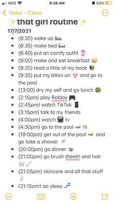 Morning Routine Teenage Girl Summer, Holiday Daily Routine, Aesthetic Day Routine, Healthy Summer Routine, Holiday Morning Routine, Vacation Routine, Summer Routines, 8th Grade Tips, Holiday Routine