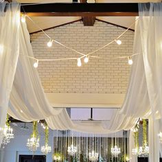 10ftx30ft Ivory Sheer Ceiling Drape Curtain Panels Fire Retardant Fabric Curtain Draping, Ceiling Draping, Metal Wedding Arch, Ceiling Curtains, Flame Test, Diy Balloon, Sheer Curtain Panels, Sheer Drapes, Blue Sheers