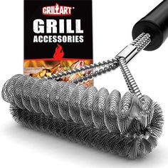 the grill accessories are being used to make barbecues