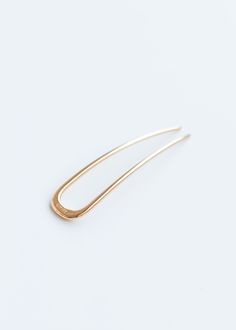 Twist your hair back with this oh-so-effortless Metal French Hair Pin 1pc! Smooth metal finish softly glides through your strands for a no-snag, easy updo. Crafted with a lightweight material to add a golden shine to your sleek hairstyle. Keep this pin in your purse to put your hair up on the go! Style | Hair Color | Gold Material | Metal Dimensions | 0.3 x 5.1 x 1.2 in (0.8 x 13 x 3 cm) French Pin, Sleek Hairstyle, French Hair Pin, 2024 Wishlist, Easy Updo, Easy Updos, Golden Hair, French Hair, Professional Wardrobe