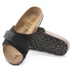 Birkenstock Oita Suede Sandal - 20723280 | HSN Black Cork Footbed Sandals With Round Toe, Comfortable Cork Footbed Sandals With Round Toe, Comfortable Cork Footbed Sandals, Comfortable Footbed Sandals With Cork-bed Midsoles And Round Toe, Slip-on Cork Sandals, Comfortable Open Toe Slippers With Cork-bed Midsoles, Comfortable Cork Slides With Textured Footbed, Cork Slides With Branded Insole And Round Toe, Comfortable Closed Toe Footbed Sandals With Cork-bed Midsoles