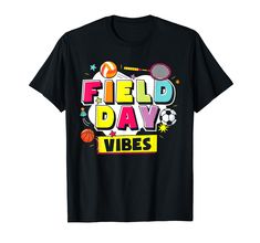 PRICES MAY VARY. It is field day time! Perfect for last day of school, graduate day, graduation or back to school. Matching field day shirt for school. Perfect field day gift for teachers and students to wear on the last day of school or on field day! Lightweight, Classic fit, Double-needle sleeve and bottom hem Sporty School T-shirt With Graphic Print, Sporty Graphic Print T-shirt For School, School Spirit T-shirt For Sports Season, Sporty School T-shirt With Letter Print, Sporty School T-shirt With Text Print, Sporty Letter Print T-shirt For School, Sporty Text Print T-shirt For School, School Spirit T-shirt With Team Name For School Events, Team Name T-shirt For School Sports Season