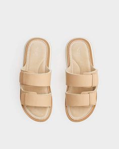 We recreated your favorite '90s slide with padded foam uppers and a memory foam footbed designed to mold to your feet - offering targeted support and unforgettable comfort. rag & bone Women's Flat Sandal | Stone Beige, 39.5 (also in 35,36,36.5,37,37.5,38,38.5,39,40,41) Beige Stone, Sneakers Blue, Leather Cleaning, Womens Sandals Flat, Comfy Cozy, Girls In Love, Shoe Sale, Flat Sandals, Rag & Bone