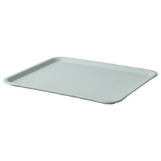 an empty white tray on a white background