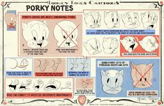 the instructions for how to draw an animal's nose and head in cartoon form