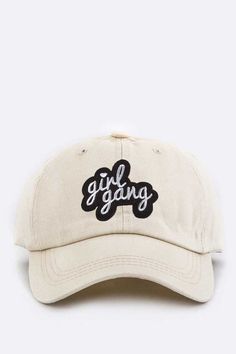 The baseball cap to end all baseball caps! Rep that you are part of our girl gang with his cap!