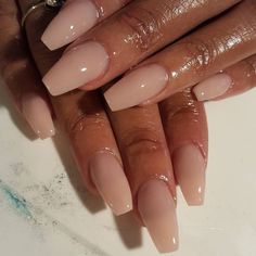 Nail Swag, Neutral Nails, Classy Nails, Dream Nails, Dope Nails, Nail Shapes, Best Acrylic Nails, Gorgeous Nails, Cute Acrylic Nails