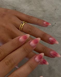 Aura Nail Trend | 2022 Nail Trends You'll See Everywhere In 2023 Summer Nails All Different Colors, Cool Tones Nails, Nails For White Skin, Simple Aura Nails, Light Aura Nails, All Different Nails, Minimalistic Nails Design, Cool Tone Nails, White Aura Nails