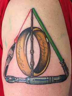 24 Out of this World Star Wars Tattoos #StarWars #tattoos Fandom Tattoos, Nerd Tattoos, Lotr Tattoo, Lord Of The Rings Tattoo, Nerd Tattoo, Tattoo Placements, Geek Tattoo