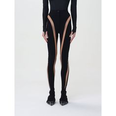 Spring/Summer 2024 Mugler Pants Woman Black Size Type: It Sku: Gig-23w1pa0404470 ~ B99n1 Welcome To The Official Luosophy Poshmark Closet! Luosophy Is A Luxury Brand Reselling Company Founded In San Diego, Ca From 2016. All Our Products Are Imported From Italy And Sold In The Usa. We Do Our Best To Provide High Fashion, Luxury Items At Affordable Prices. We Guarantee All Our Products Are 100% Authentic. Shop With Us And You Will Forget About Shopping At Department Or Brand Name Stores. Our Price Black Stretch Tapered Leg Pants, Fitted Black Tapered Leg Pants, Black Elastane Bottoms, Black Fitted Elastane Pants, Fitted Black Leather Pants, Tight Black Elastane Pants, Black Tight Elastane Bottoms, Tight Black Elastane Bottoms, Trendy Black Tapered Leg Pants