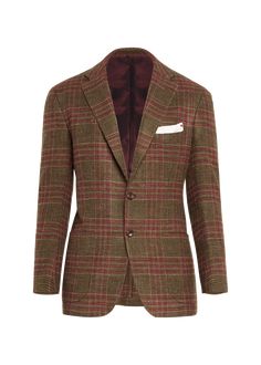 Find KITON Two-tone Plaid Sport Coat on Editorialist. Kiton sport coat in woven two-tone plaid Single-breasted silhouette; 3 rolled to 2 buttons Notched lapels Chest welt pocket Side patch pockets Unfinished sleeves Double-vented back Cashmere/virgin wool/silk Made in Italy Formal Single Breasted Plaid Outerwear, Fitted Plaid Tweed Jacket With Concealed Placket, Formal Plaid Single-breasted Outerwear, Formal Single-breasted Plaid Outerwear, Tailored Plaid Wool Sport Coat, Tailored Plaid Blazer With Patch Pockets, Semi-formal Plaid Outerwear With Hidden Button Closure, Semi-formal Plaid Tweed Jacket With Concealed Placket, Plaid Semi-formal Outerwear With Hidden Button Closure