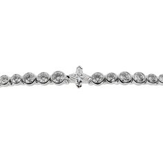 Louis Vuitton High Jewelry Diamond White Gold Tennis Bracelet 0002846 Luxury Tennis Bracelet With Prong Setting, Formal Diamond Bracelet With Cubic Zirconia, Luxury Diamond White Sterling Silver Bracelet, Luxury Sterling Silver Bracelet In Diamond White, Luxury White Gold Bracelets With Prong Setting, Luxury Silver Tennis Bracelet, Luxury Vvs Clarity Bracelets For Formal Occasions, Luxury Sterling Silver Bangle With Prong Setting, Luxury Prong Setting Sterling Silver Bangle