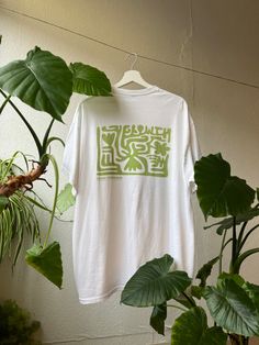 Hint: its in the top right 😉 Artsy Screen Print T-shirt For Streetwear, Minimalist Tshirt Design, T Shirt Text Design, Graphic Print Organic Cotton T-shirt For Streetwear, Organic Cotton Text Print T-shirt For Streetwear, Graphic Surfing T-shirt With Screen Print, Aesthetic Tshirt, Art Tshirt