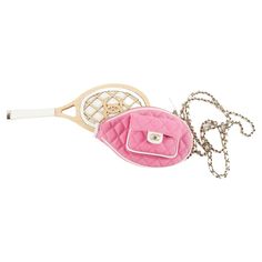 CHANEL CRUISE 2023 MINI-RAQUET MIRROR CLUTCH PINK Gold-Tone Hardware For Sale at 1stDibs Chanel Cruise 2023, Cotton Mirror, Fem Outfits, Cruise 2023, Chanel Box, Chanel Cruise, Fashion Handbags, Purses Crossbody, Pink And Gold