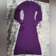 All I Can Say Is That This Dress Is So Gorgeous! Brand Is In The Photos. Size Is A Small Color Is Purple. Please Refer To Photos For Condition And Measurements For This Is Part Of The Description. I Know It Is Still Summer, But You Can't Miss This One , It Is Gorgeous! Perfect For Winter! All Sales Are Final No Returns. Thank You For Visiting! #675 Purple Midi Dress For Winter, Purple Long Dress For Winter, Long Purple Dress For Winter, Chic Purple Midi Dress For Winter, Chic Purple Winter Midi Dress, Long Fitted Purple Dress, Fitted Long Purple Maxi Dress, Long Slip Dress, Free People Mini Dress