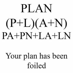 the words plan, p - d - a - n and pa - n - ln are shown in black on a white background