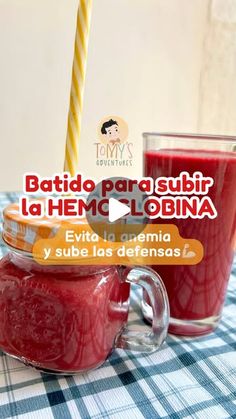 TOMYS ADVENTURES | ALIMENTACIÓN BLW | RECETAS | MONTESSORI on Instagram: "BATIDO PARA SUBIR LA HEMOGLOBINA😋🤩💪🏼 COMBATE LA ANEMIA✅

📩Guarda esta receta para que puedas prepararlo a tu hij@🥰 y compártela con una mamá y ayúdala con ideas 👀💖

👩🏻‍🍳Ingredientes:
-1/2 remolacha o betabel cortada en trozos.
-1 zanahoria pequeña rallada.
-5 hojas de espinaca.
-5 fresas.
-1/2 banano.
-1/2 taza de leche de coco o bebida vegetal.

Sigue el paso a paso del video y listo! Disfruta de este delicioso batido, apto para toda la familia y súper fácil de preparar!😍😋

Tomy como siempre quería repetir 🤭❤️ así que preparen bastante porque todos van a querer tomar🤗 

Si te ha gustado este reel, dale me gusta❤️ y no olvides compartirlo🥰

De que les gustaría que hiciéramos el próximo batido?🤔😍⬇️"