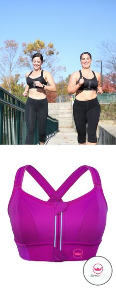 It doesn't matter if you?re a weekend-only athlete or you work out twice a day expect fit & support so customized, we?re confident the Shefit high impact sports bra will become an essential part of your active lifestyle. It?s the best sports bra for all your cardio workouts, yoga, pilates, dance, and running.  | Cute Sports Bra for Big Bust + Plus Size + Small Chest | Removable Padded  | Best Curvy Fitness Clothes | Affordable Workout Gear | Fitness Outfits for Women | Athletic Wear Women Athletic Wear, Fitness Clothes For Women, Athletic Wear Womens, Cute Sports Bra, Bra Video, Best Sports Bras, Squat Workout, High Impact Sports Bra, Work Outs