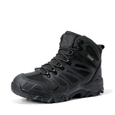 PRICES MAY VARY. Comfortableness: NORTIV 8 Men's Waterproof Hiking Boots certainly delivers on all-day comfort! Removable and shock-absorbent cushioned insoles offer the best support for your feet. Lightweight and Flexible EVA midsoles: reduce foot fatigue. They are designed for long-lasting comfort, superior cushioning, and high energy return. Non-slip & Durable: High-quality rubber soles are fully slip-proof and feature advanced traction for firm stability on challenging terrains. No more slip Mens Waterproof Hiking Boots, Outdoor Trekking, Mens Hiking Boots, Shoe Tags, Waterproof Hiking Boots, Travel Tote Bag, Light Weight Shoes, Walking Boots, Trail Shoes