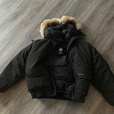 Canada Goose Large In Kids But Fits Women Size Small & Medium Only Wore Twice! :) Classic Black Winter Parka, Canadian Goose Jacket, Canadian Goose, Fits Women, Canada Goose, Canada Goose Jackets, Must Haves, Jackets & Coats, Womens Sizes