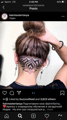 Shaved Side Designs, Undercut Ideas, Hair Tattoo Designs, Razor Cut Hair, Haircut Design